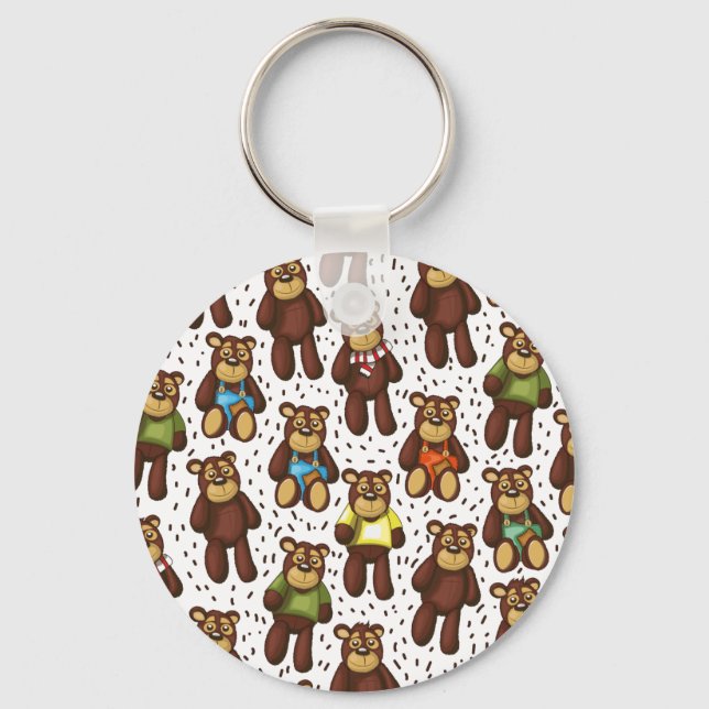 Porte-clés Nounours mignon (Recto)