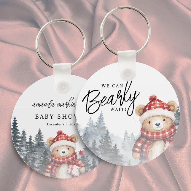Porte-clés Nous pouvons attendre le Baby shower d'hiver (Créateur téléchargé)