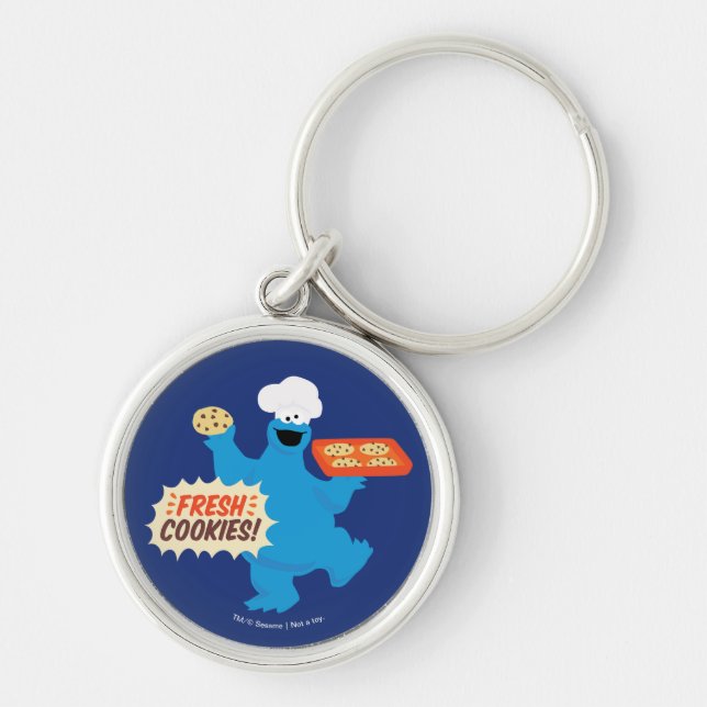 Porte-clés Nous sommes des gourmands | Cookies frais ! (Devant)