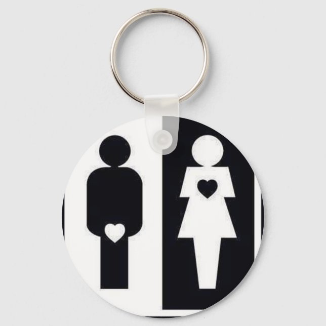 Porte-clés Nous sommes différents (Recto)