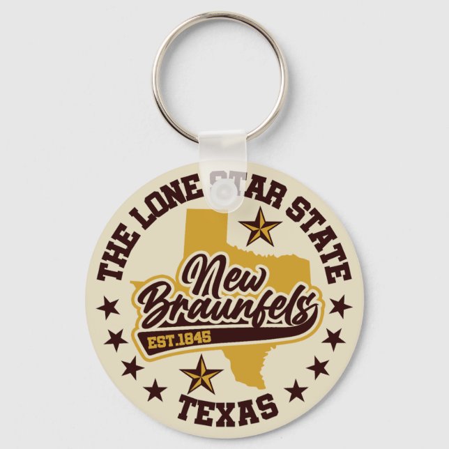 Porte-clés Nouveau Braunfels, Texas (Recto)