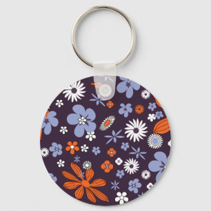 Porte-clés Nouveau design Floral Indie Flower Dessin Aesth