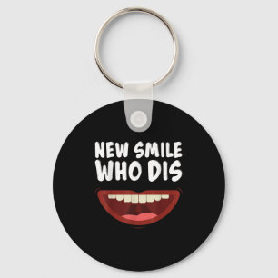 Porte-clés Nouveau sourire qui a des bagues dentaire off cade