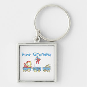 Porte-clés Nouveaux cadeaux de grand-mère-train