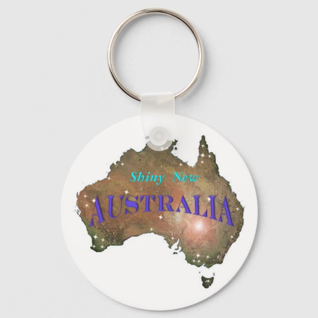Porte-clés Nouvelle Australie brillante (Recto)