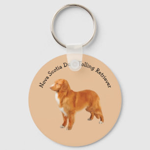 Porte-clés Nouvelle-Écosse Chien de la race de chiens de la r