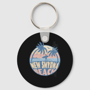 Porte-clés Nouvelle Smyrna Floride Plage Surf Eté Vacances Vi
