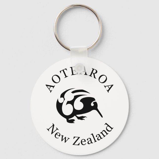 Porte-clés Nouvelle-Zélande Aotearoa KIWI (Recto)