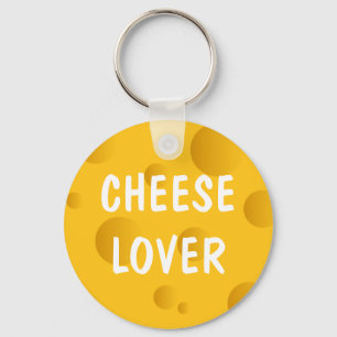 Porte-clés Novelty keychain for Swiss cheese lover