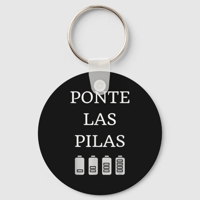 Porte-clés Nte Las Las Spanish Saying Motivational  (Recto)