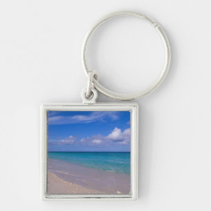 Porte-clés Nuage en ciel bleu au-dessus de plage sablonneuse