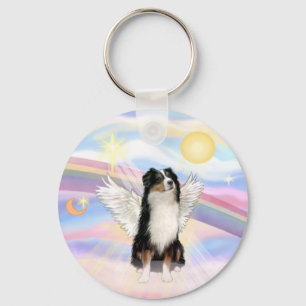 Porte-clés Nuages - Tri Color Australian Shepherd