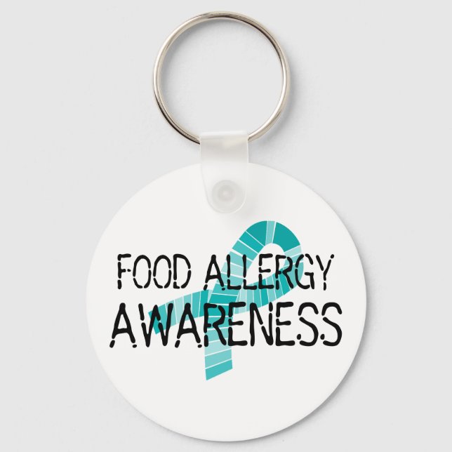 Porte-clés Nuances de sensibilisation aux allergies alimentai (Recto)