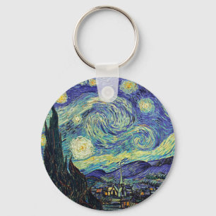 Porte-clés Nuit étoilée par van Gogh