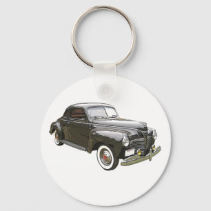 Porte-clés numériquement image améliorée d'une Plymouth noire