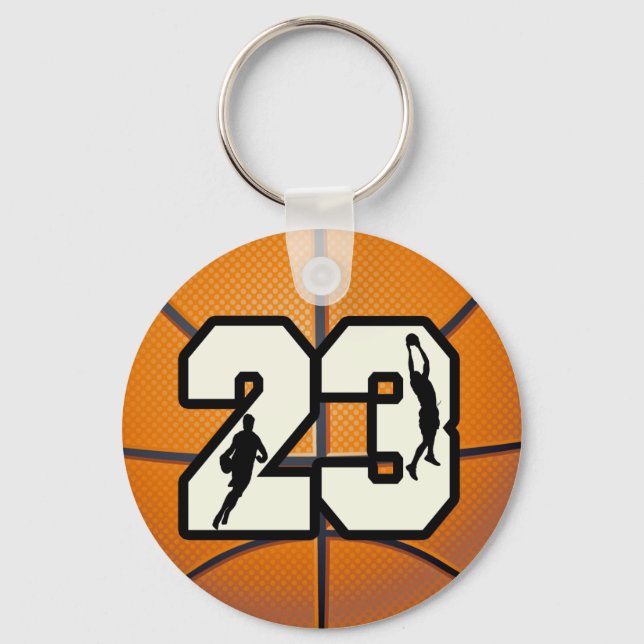 Porte-clés Numéro 23 Basketball (Recto)