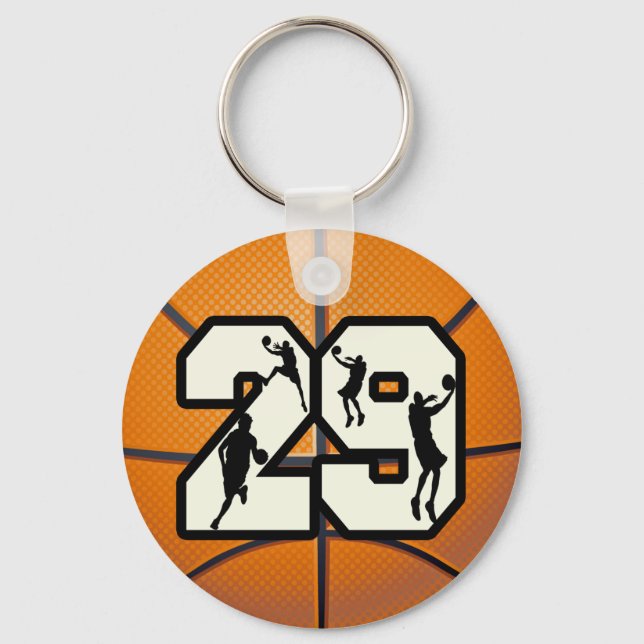 Porte-clés Numéro 29 Basketball (Recto)
