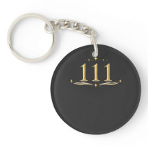 Porte-clés numéro d'ange 111 | Minimaliste spiritu