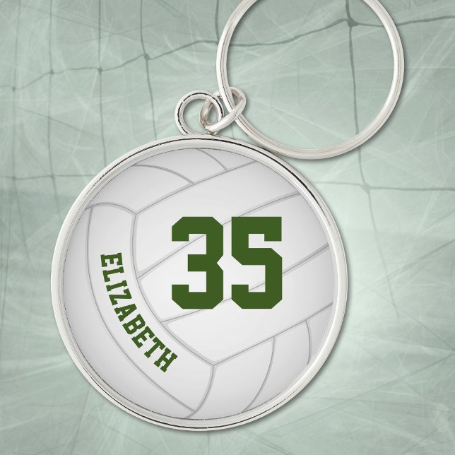 Porte-clés numéro de maillot personnalisé de volley-ball réal (Créateur téléchargé)