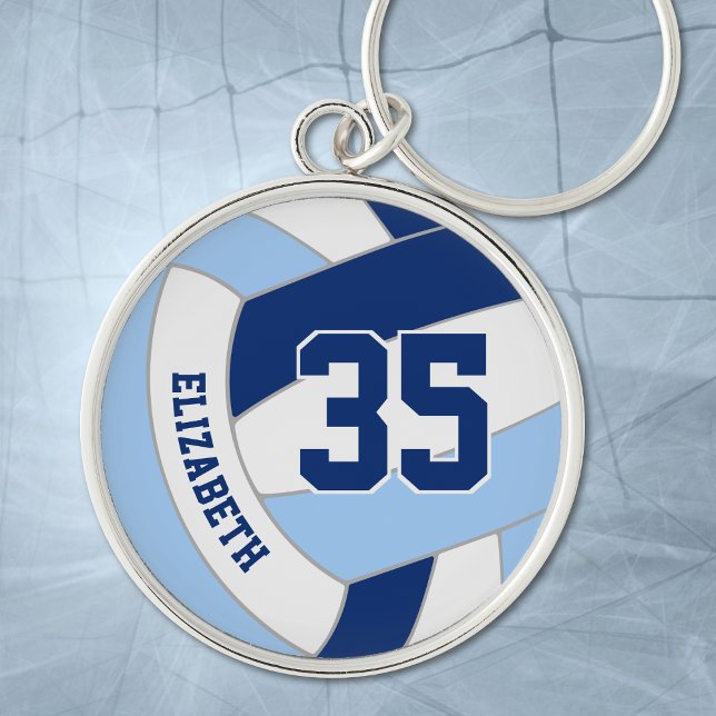 Porte-clés numéro de maillot personnalisé pour volleyball ble (Créateur téléchargé)