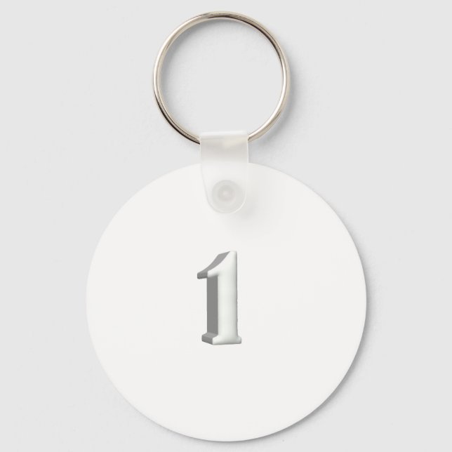 Porte-clés Numéro un (Recto)