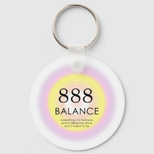 Porte-clés Numéros d'ange Numérologie Signification 888 Balan