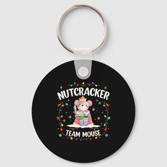 Porte-clés Nutcracker Team Mouse Christmas Dance Ballet Merry (Recto)