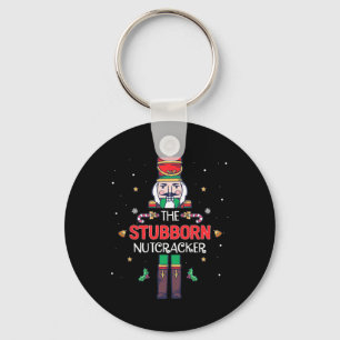Porte-clés Nutcracker têtu amusant Noël Famille Correspondanc