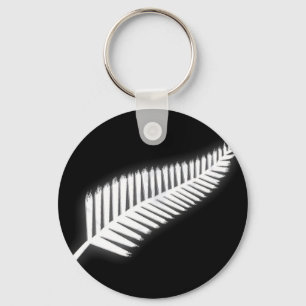 Porte-clés NZ Silver Fern Emblème national Porte - clé patrio