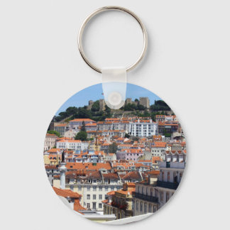 Porte-clés O Rossio e a Colina do Castelo, Lisboa, Portugal