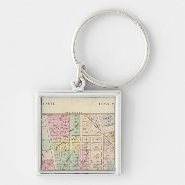 Porte-clés Oakland (environs 3) (Devant)