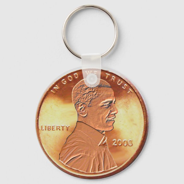 Porte-clés Obama Penny Porte - clé (Recto)