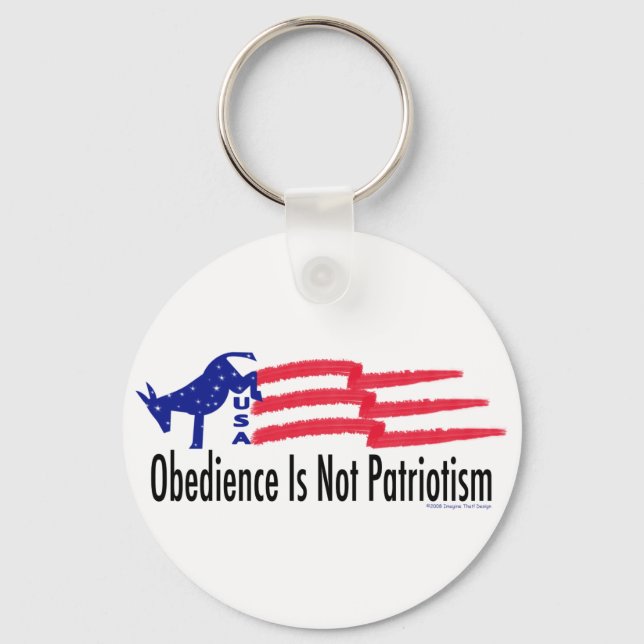Porte-clés Obéissance patriotique (Recto)