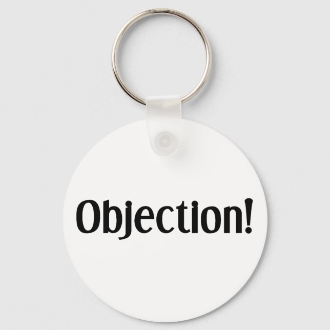 Porte-clés Objection (Recto)