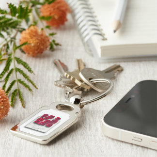 Porte-clés objet_4_variations sur le métal de rubis