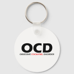 Porte-clés OCD - Désordre obsédant de Cockatiel