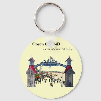 Porte-clés Ocean City Memories : Porte - clé