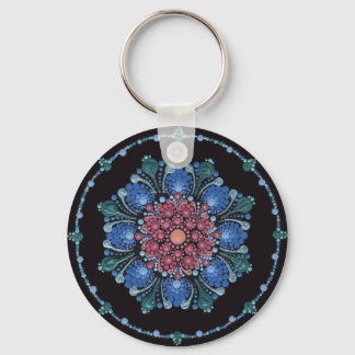 Porte-clés Ocean Sunset Dot Mandala