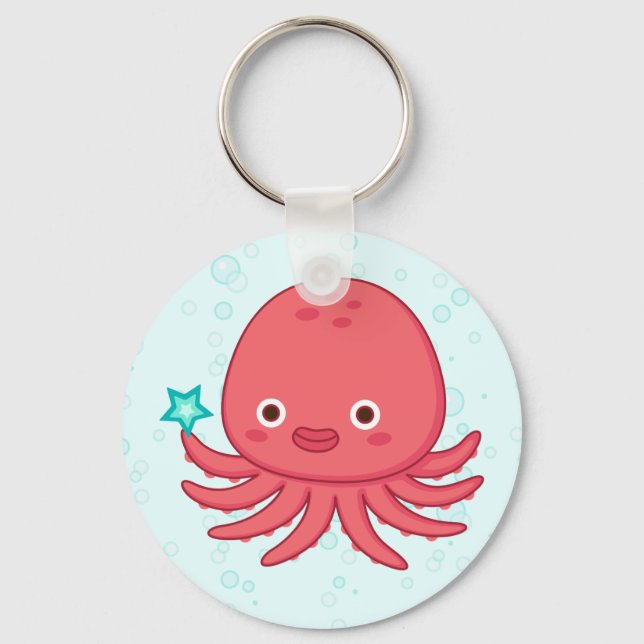 Porte-clés Octopus's got Star (Recto)
