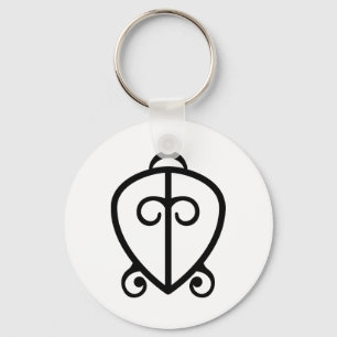 Porte-clés Odo Nnyew Fie Kwan   Symbole du pouvoir de l'amour