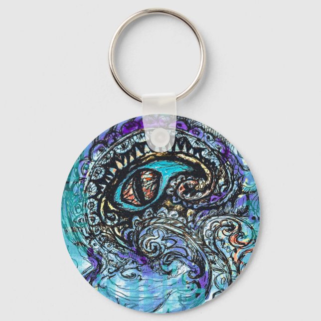 Porte-clés OEil d'un monstre marin (Recto)