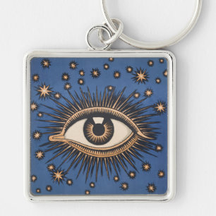 Porte-clés Oeil étoile Lune Celeste Nouveau
