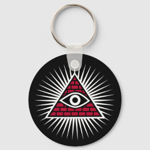 Porte-clés Oeil freemasonique