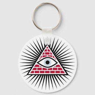 Porte-clés Oeil freemasonique