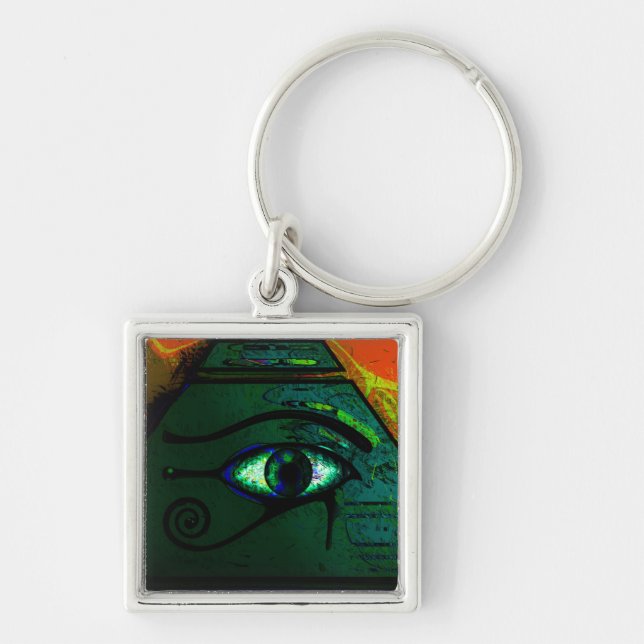 Porte-clés OEil mystique égyptien de Horus (Devant)
