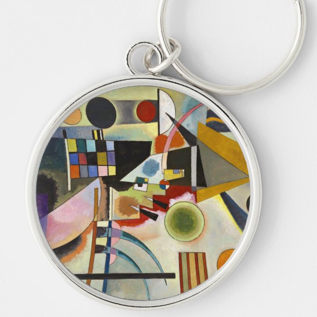 Porte-clés Oeuvre Abstraite de Kandinsky (Devant)