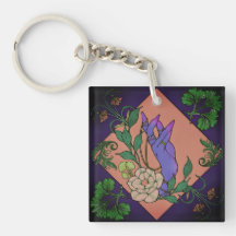 "Offre de minuit" - Main botanique et fleurs