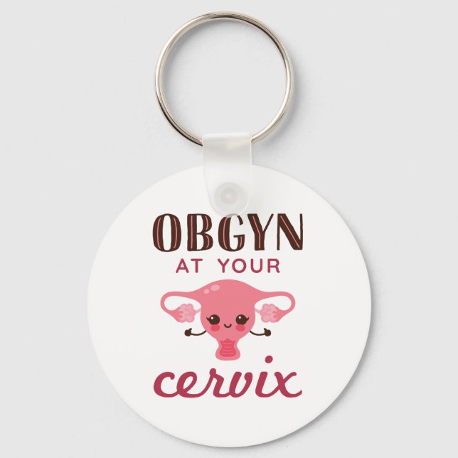Porte-clés OGBYN À Votre Cervix (Recto)