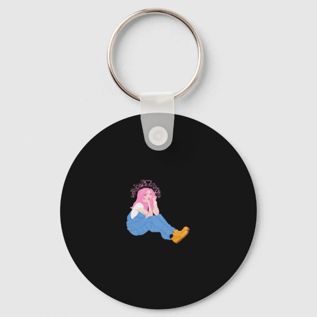Porte-clés Oh Deer Graphic Artistic Design Keychain (Recto)