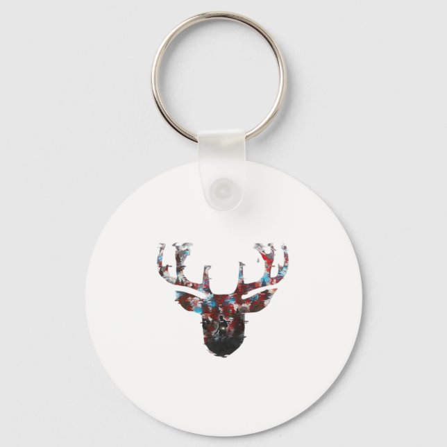 Porte-clés Oh Deer Minimal Style Keychain (Recto)